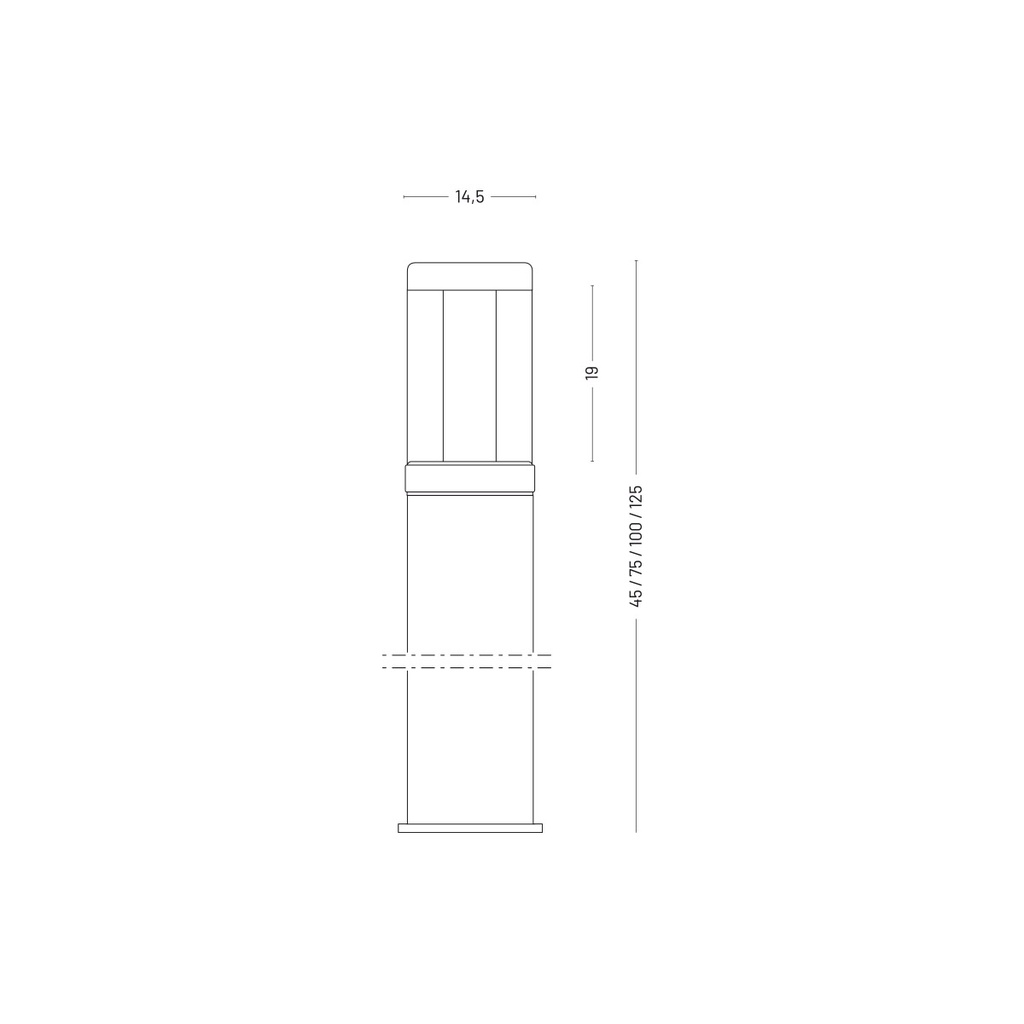 TITANO INOX 1000MM IP65