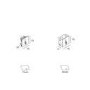 STEP LIGHT SENSOR IP65 Ø 80x80MM