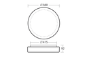 ELSA 5 IP44 LED Ø 500MM