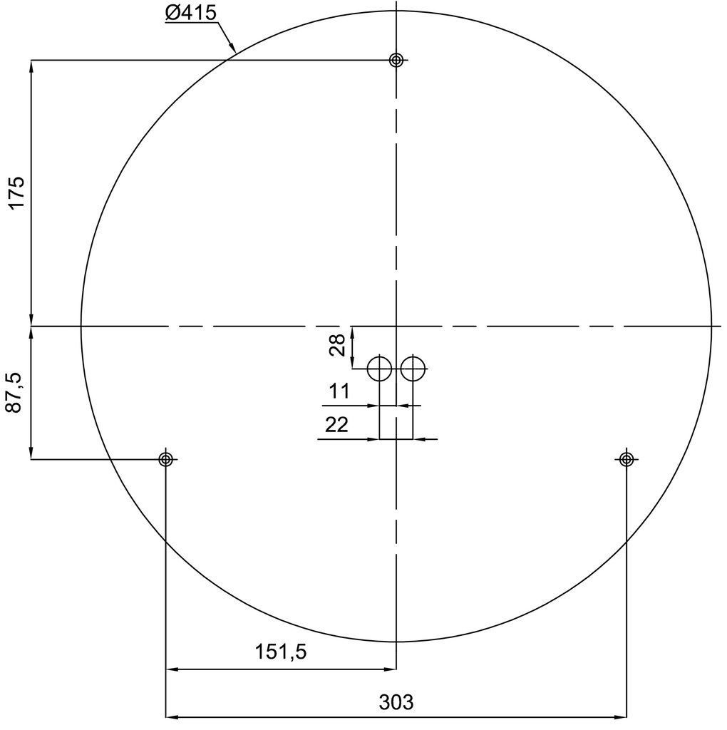 ELSA 5 IP44 LED Ø 500MM