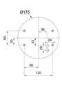 AURA 1 LED Ø 220MM