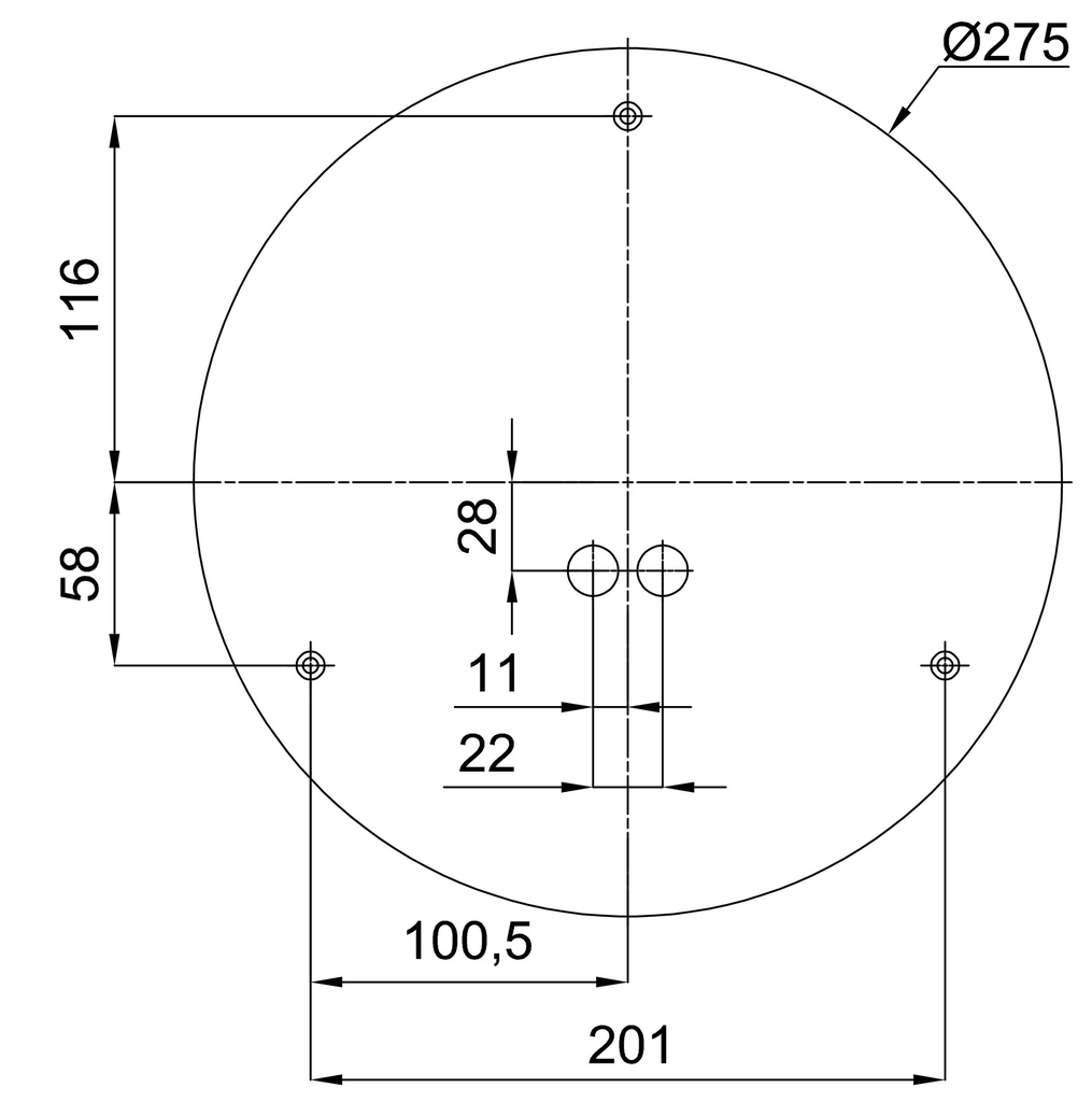 DELIA 1 IP54 Ø 300MM