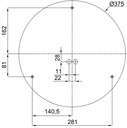 DELIA 2 LED IP54 Ø 400MM