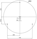 DELIA 4 LED IP54 Ø 650MM