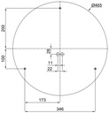 DELIA 3 LED IP54 Ø 500MM