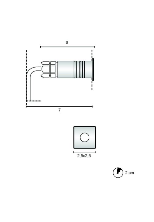 ZEPPELIN MINI PLUS QUADRO IP67 Ø 20MM