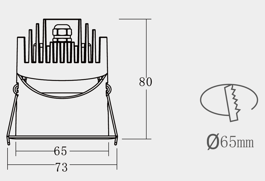 BD-TRIST 1.0 Ø 65MM