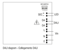 CONVERTISSEUR TCI PROFESSIONALE IN DALI 40W 350-1050mA IP20