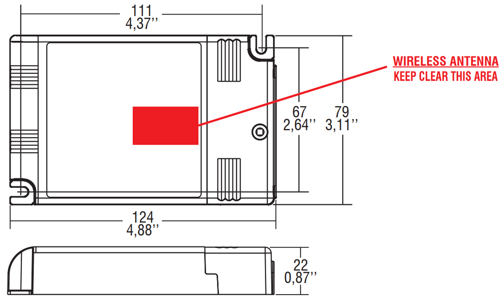CONVERTISSEUR TCI MAXI JOLLY CASAMBI  60W 350-1050mA IP20