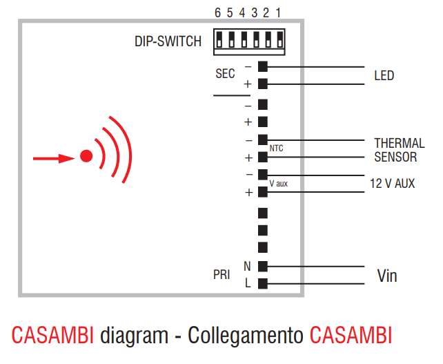 CONVERTISSEUR TCI MAXI JOLLY CASAMBI  60W 350-1050mA IP20
