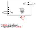 CONVERTISSEUR TCI PROFESSIONALE CASAMBI 38W 350-1050mA IP20
