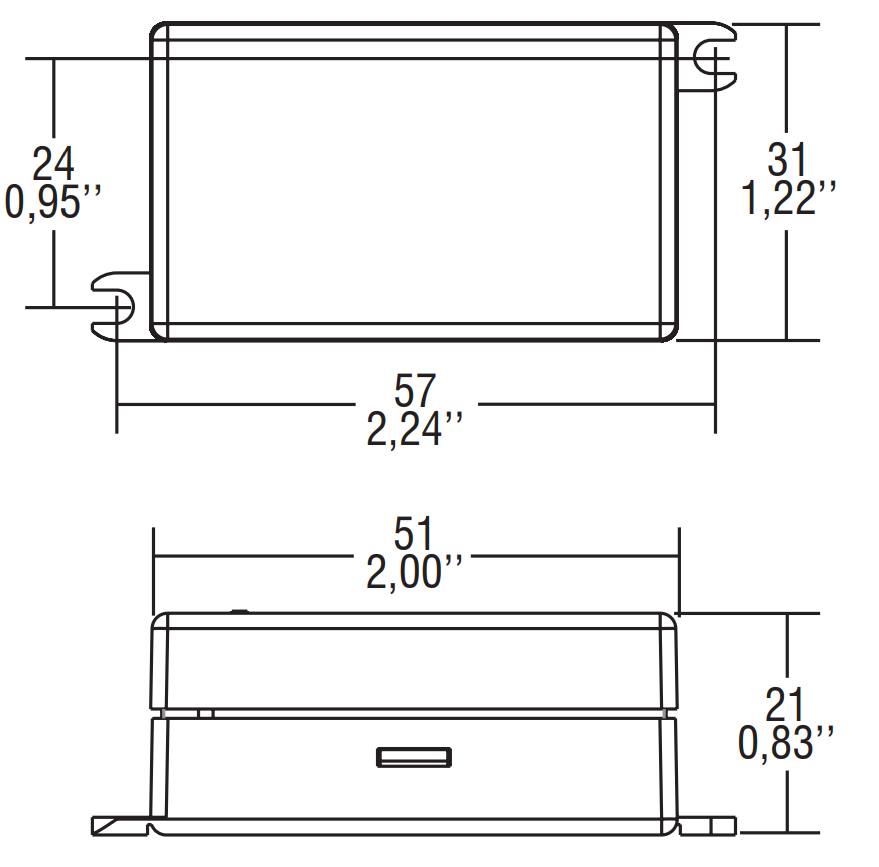 CONVERTISSEUR TCI STC ON-OFF 9W 350MA IP20