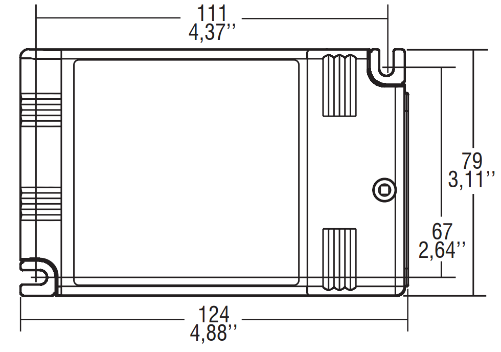 CONVERTISSEUR TCI MAXI JOLLY DALI 60W 350-1050mA IP20