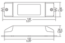 CONVERTISSEUR TCI PUMA MD R.C 20W 250-900MA IP20