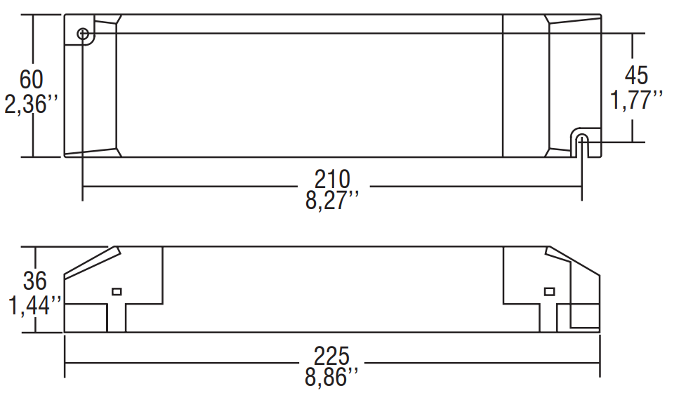 CONVERTISSEUR TCI VST ON-OFF 70W 48V IP20