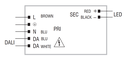 CONVERTISSEUR TCI CVD DALI 100W 24Vdc IP66