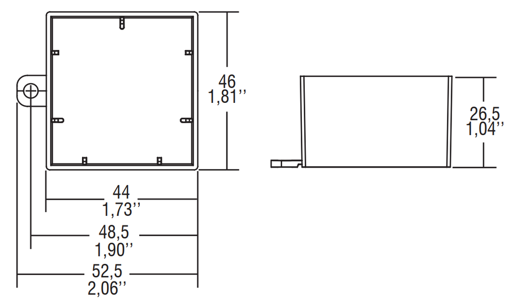 CONVERTISSEUR TCI STMP ON-OFF 10W 350MA IP54