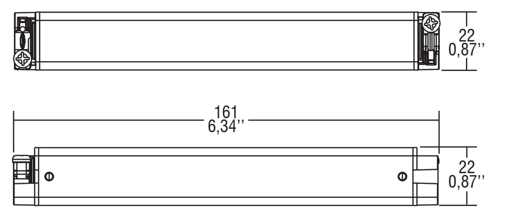 CONVERTISSEUR TCI SLIM ON-OFF 13W 24Vdc IP65