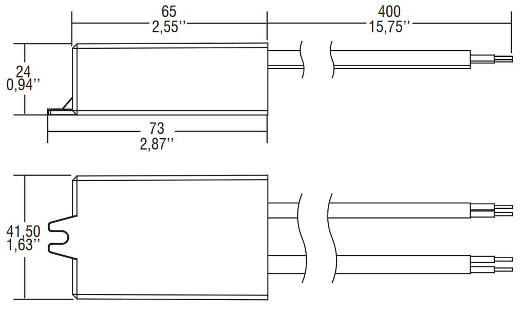 CONVERTISSEUR TCI IPR4 ON-OFF 10W 350MA IP68