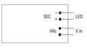 CONVERTISSEUR TCI IPR4 ON-OFF 10W 350MA IP68