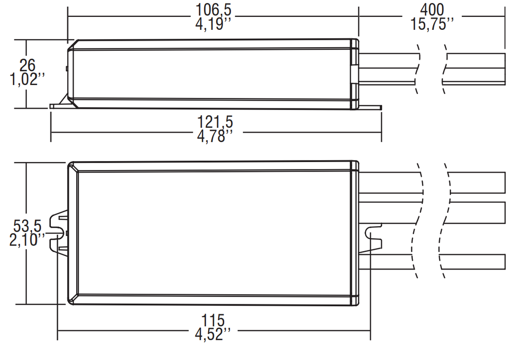 CONVERTISSEUR TCI-MULTI MINI JOLLY 1-10V 16W 350mA IP68