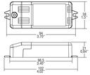 CONVERTISSEUR TCI MICRO MD R.C 7W 250MA IP20