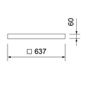 FLAT LED MODUL 625 CADRE DE MONTAGE