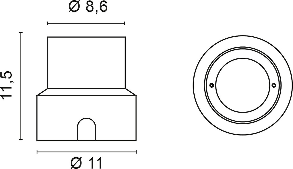Kit de coffrage drainant TRIS + connecteur IP 