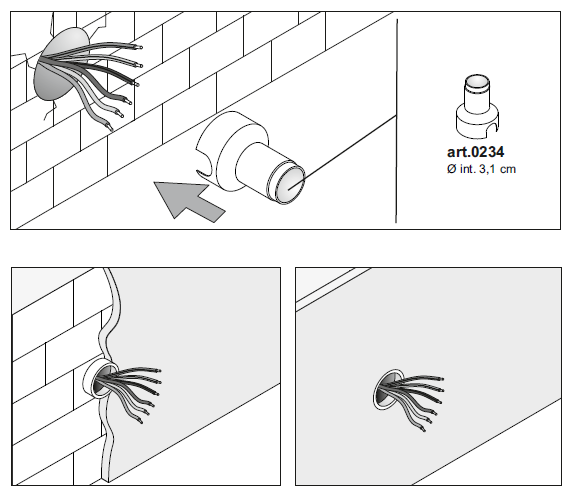 TUBE D'ENCASTREMENT EGO Ø 30 mm
