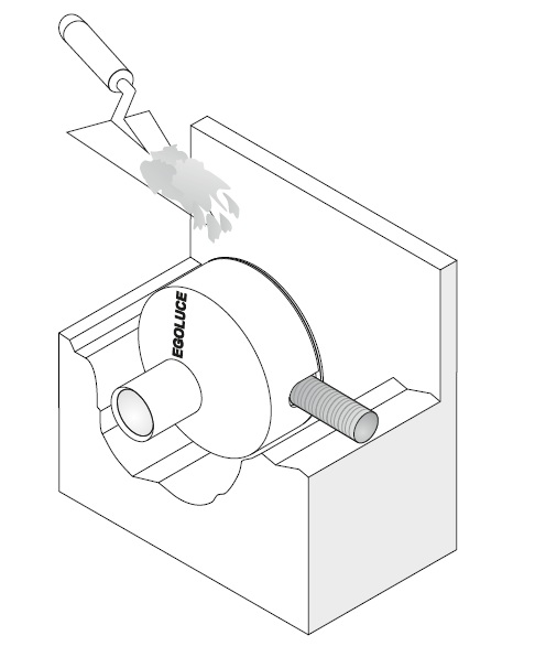 BOITIER ENCASTREMENT EGO 0229 Ø 80mm