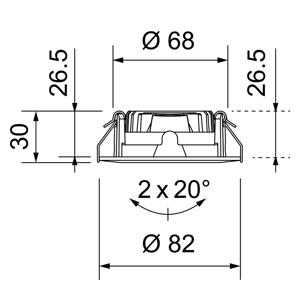 RIDL 600 FLAT Ø 68MM