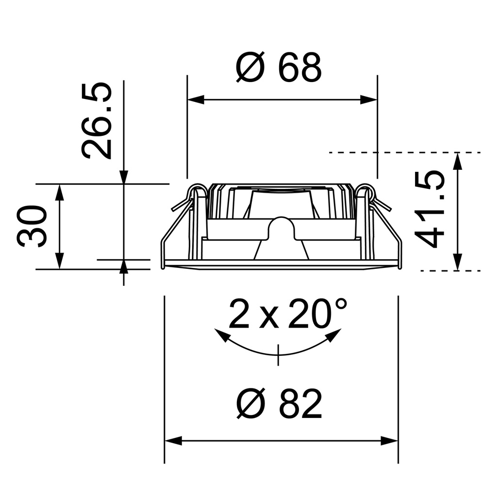 RIDL 600 FLAT Ø 68MM