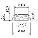 RIDL 600 FLAT Ø 68MM