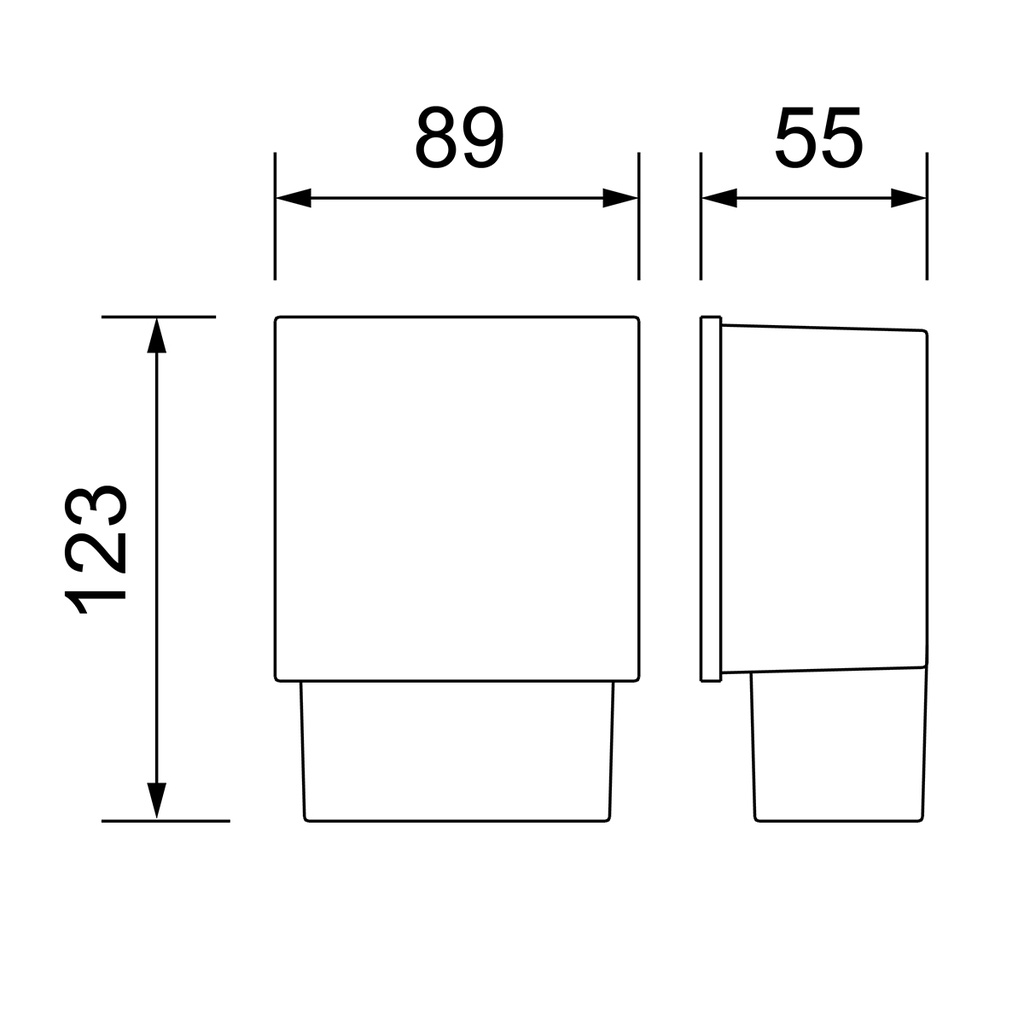 BOITIER ENCASTREMENT BOX ASYM II