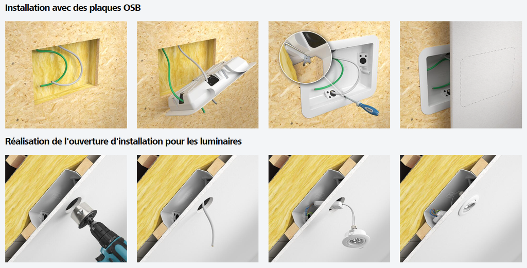 BOITIER ENOX IGNIFUGE FAUX-PLAFOND