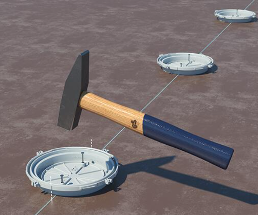 COUVERCLE BETON HALOX 100 - Ø 80MM