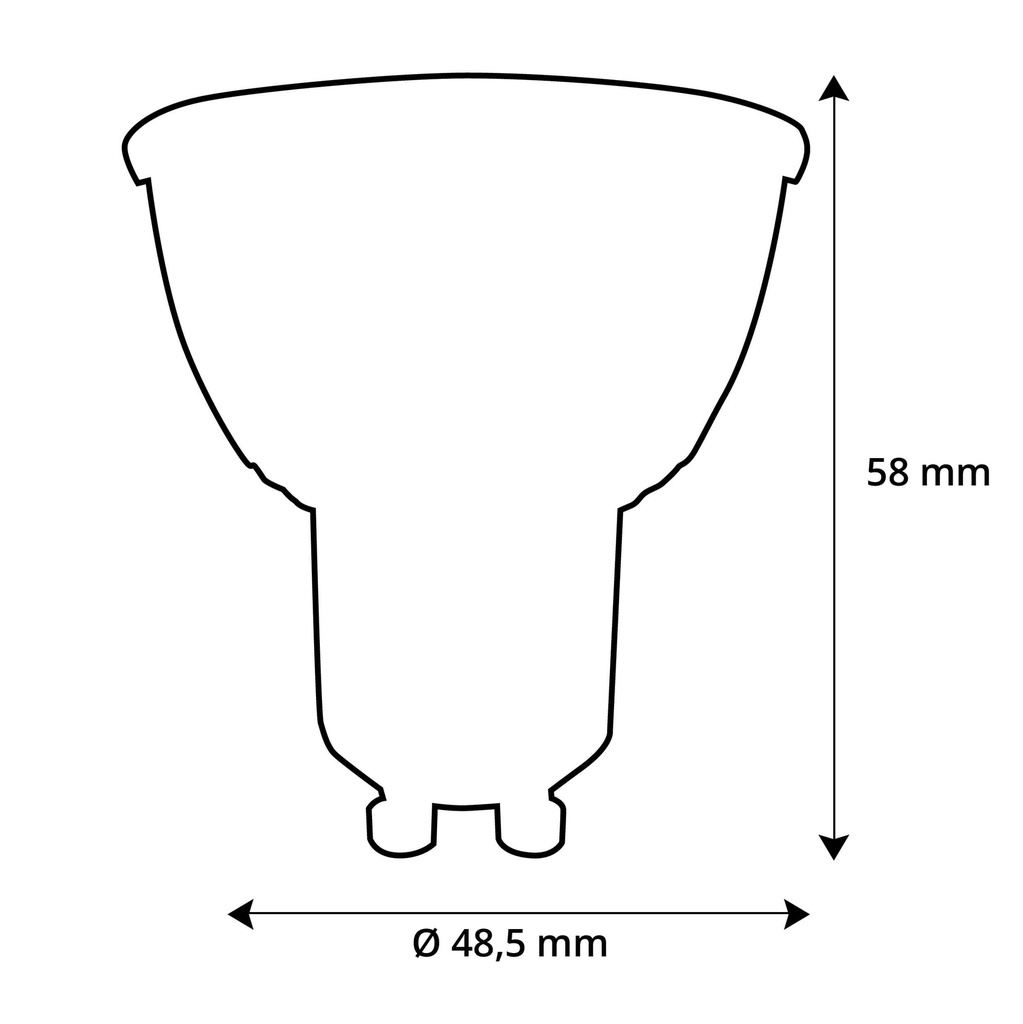 LED AMBIENT DIM PAR51 40° GU10 7W