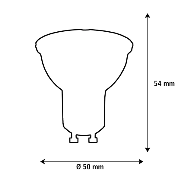 LED SPOT PAR51 10° GU10 6W