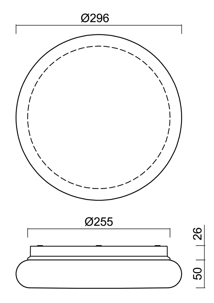 SADIRA IP65 Ø 296MM
