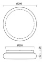 SADIRA IP65 Ø 296MM