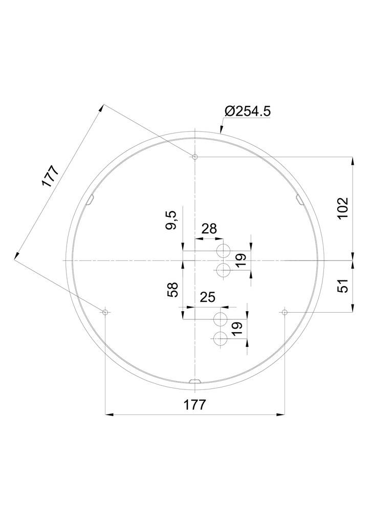 SADIRA IP65 Ø 296MM