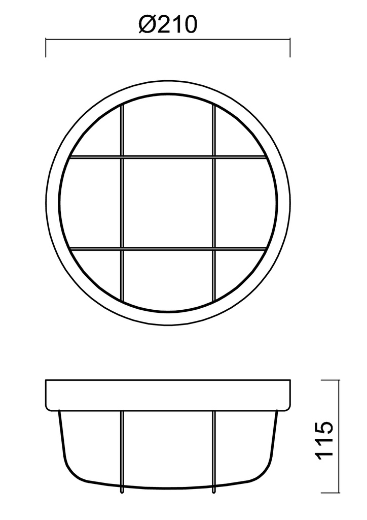 ELEKTRA IP54 Ø 210MM