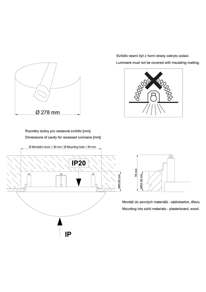ERIS CV IP44 Ø 340MM