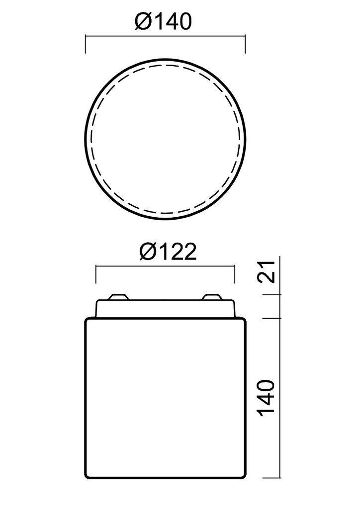 ALKOR IP44 Ø 184MM