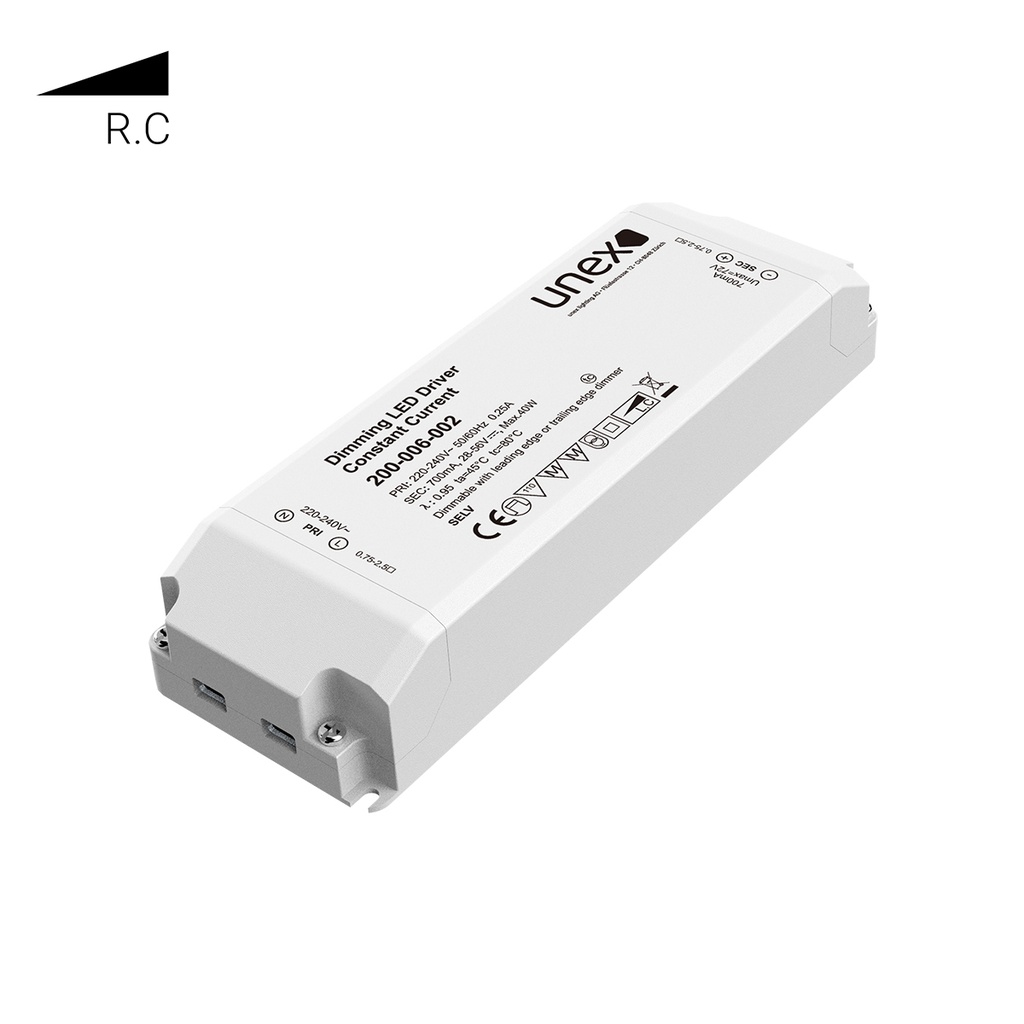 CONVERTISSEUR UX 40W 700mA R.C IP20