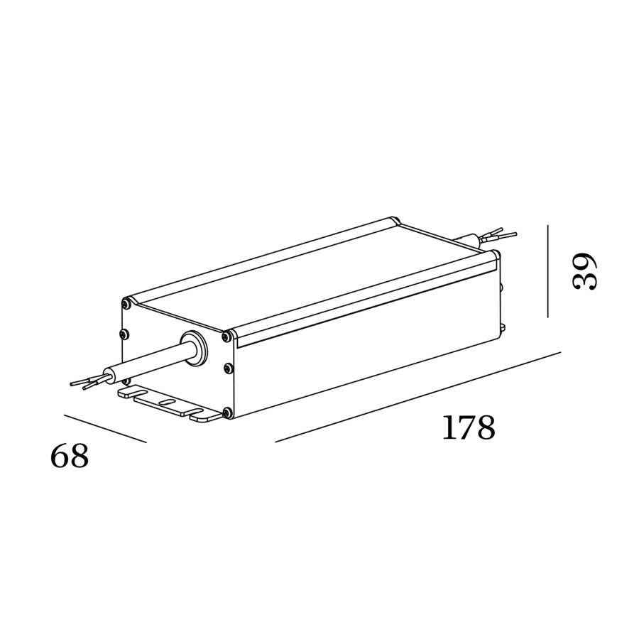 DRIVER 24V 100W NON DIM