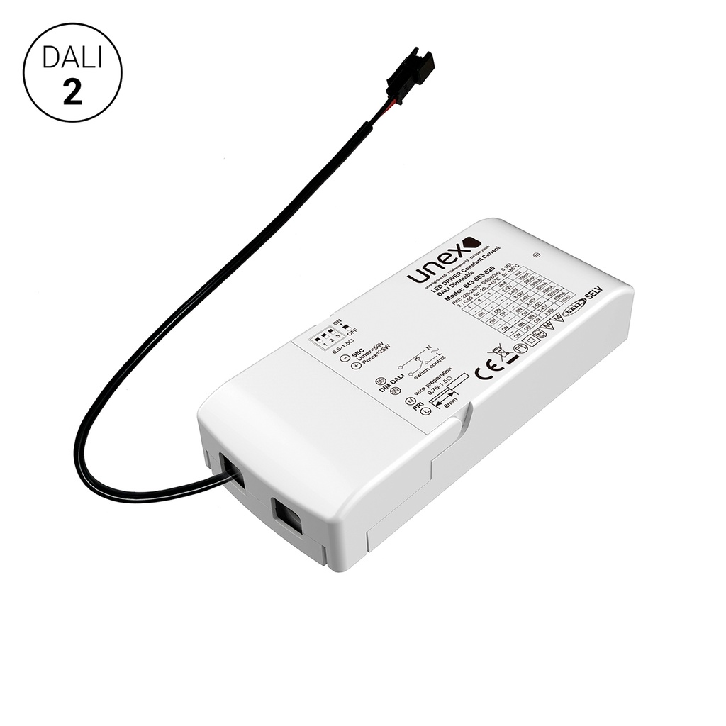 CONVERTISSEUR UX-MULTI 25W 150-700mA DALI IP20