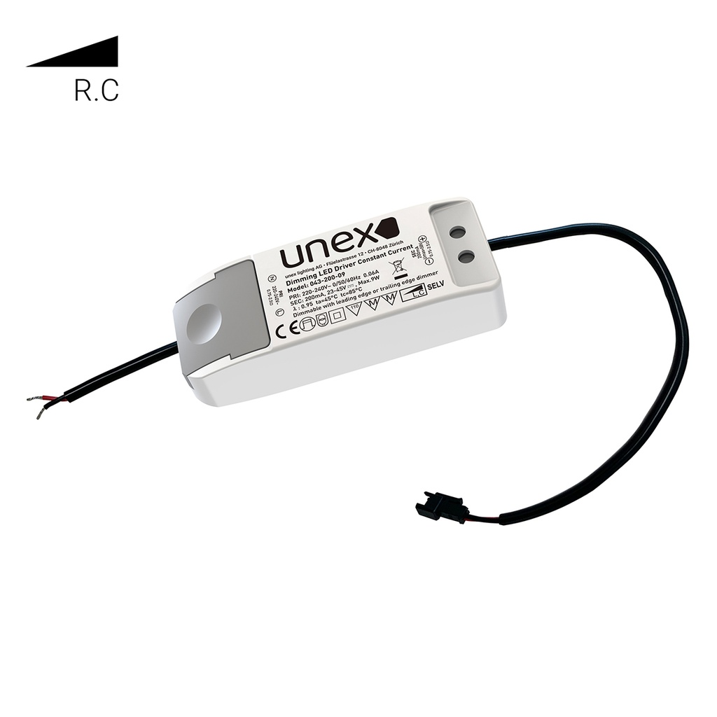 CONVERTISSEUR UX 9W 200mA R.C IP20