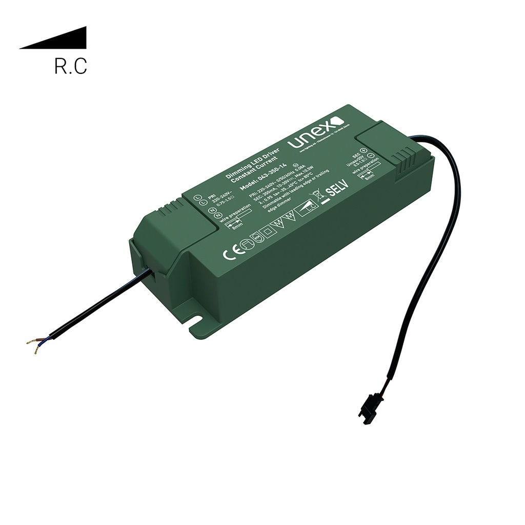 CONVERTISSEUR UX 10W 350mA R.C IP20