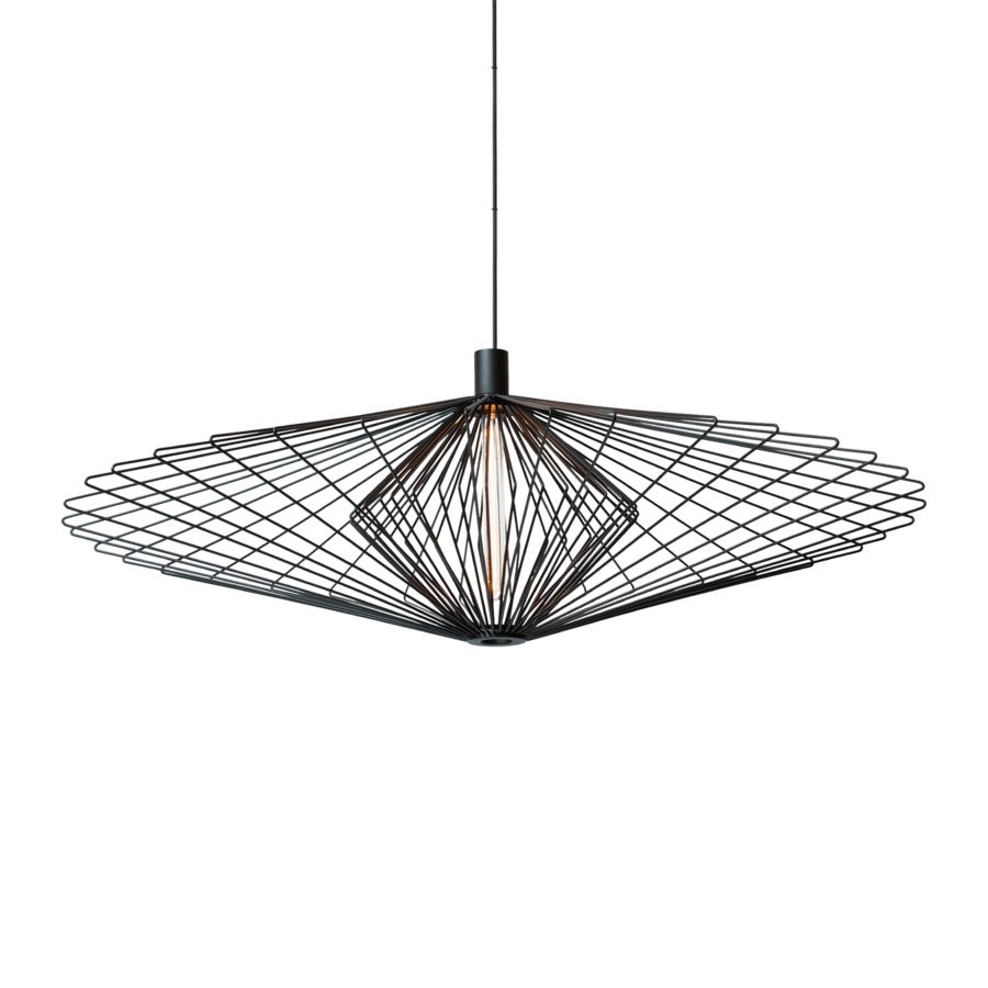[W2293E0B0] WIRO DIAMOND 3.0 (Schwarzer Stahl, 2.6 m Pendelkabel)